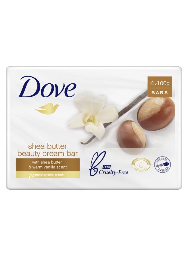 Dove Soap Shea Butter 4 X100G - Image 4